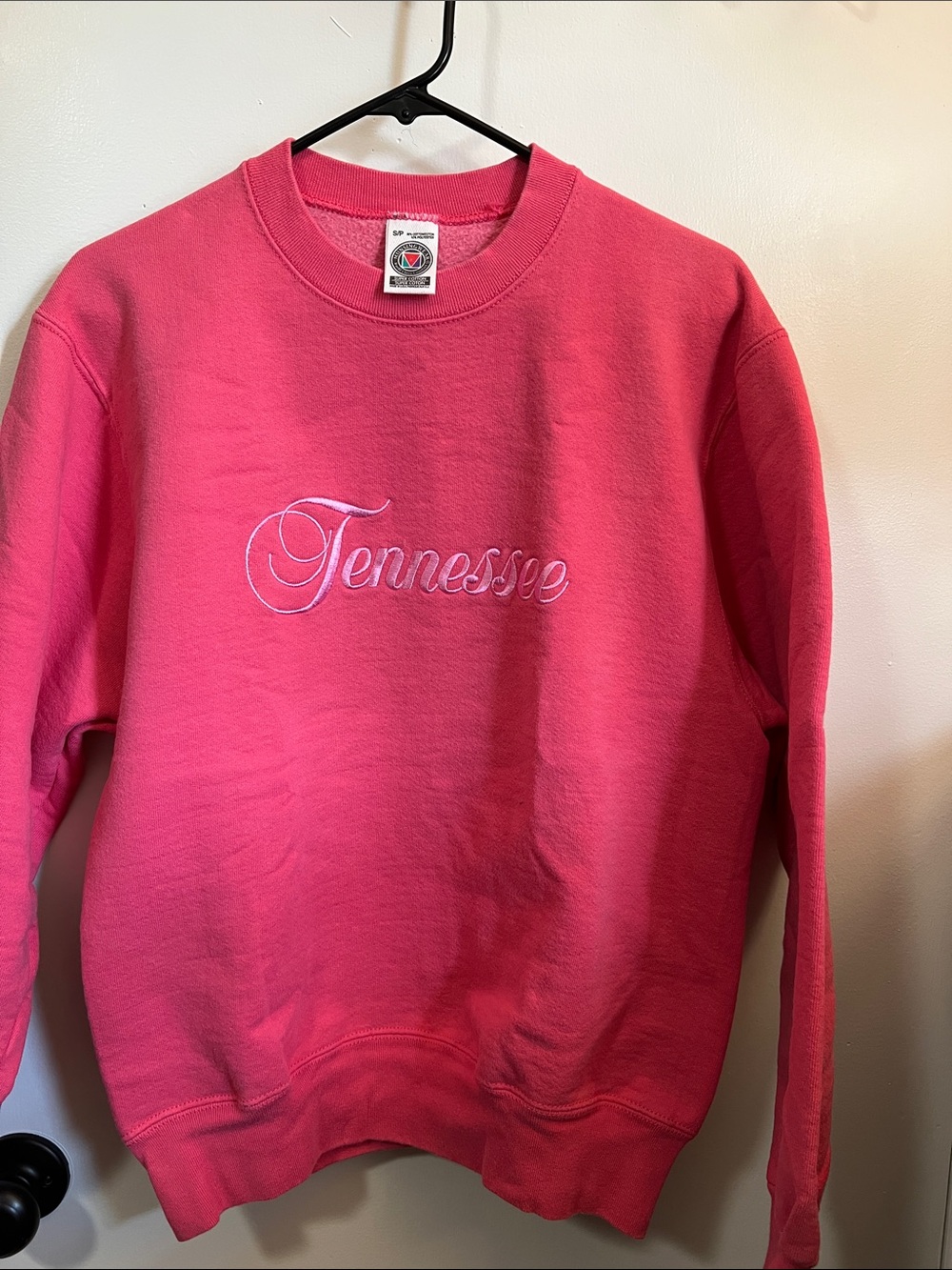 Tennessee Script Crewneck Sweatshirt - Medium Pink